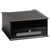 Victor Midnight Black Collection Monitor Riser, 13" x 13" x 6.5", Black, Supports 50 lbs 1175-5